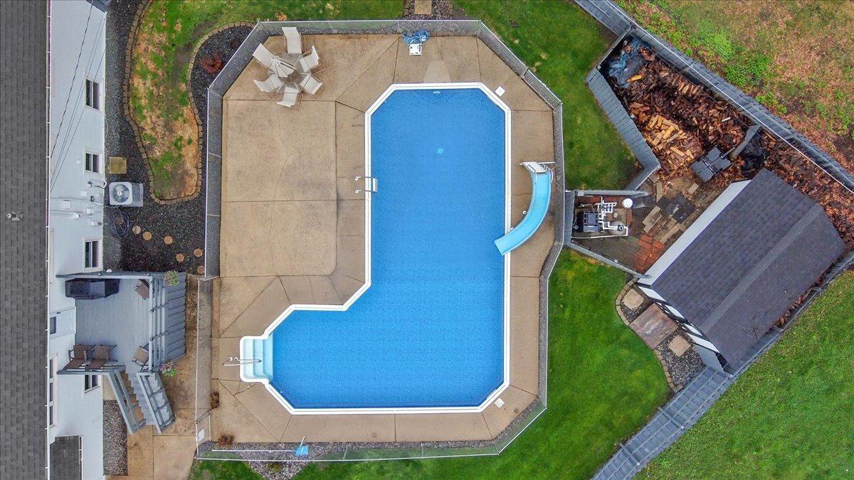 Aerial Pool View