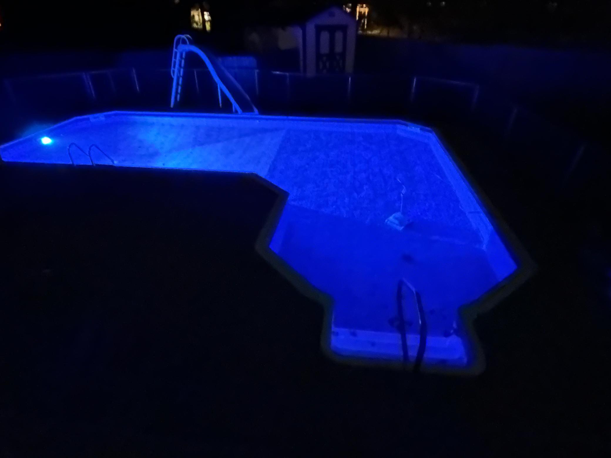 Nighttime Pool