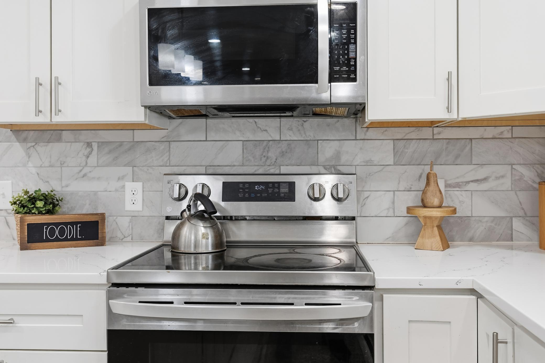 Stainless steel appliances