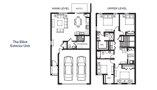 Elliot end-unit floorplan