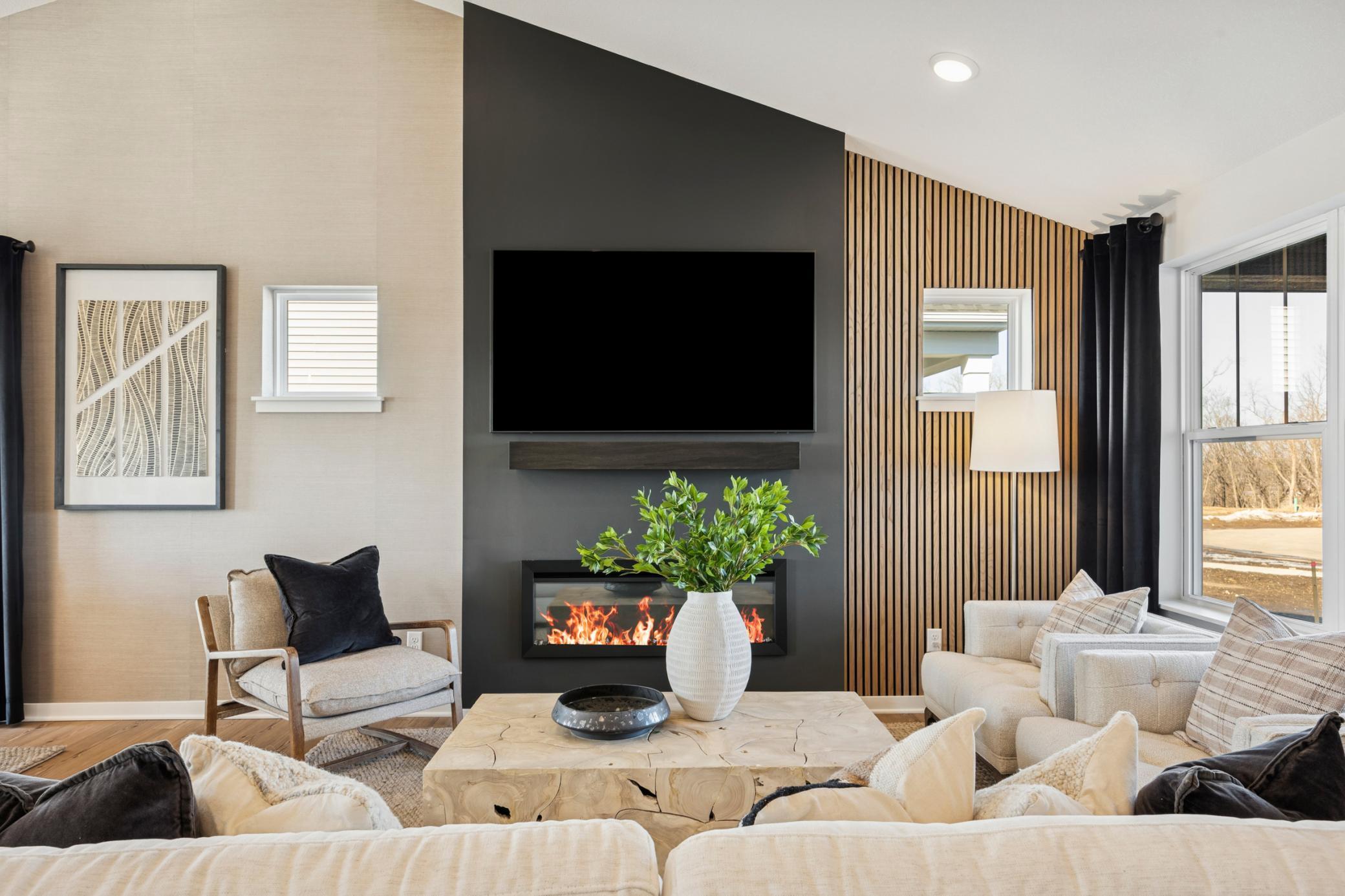 A stunning Gathering Room, as shown in our Northfield