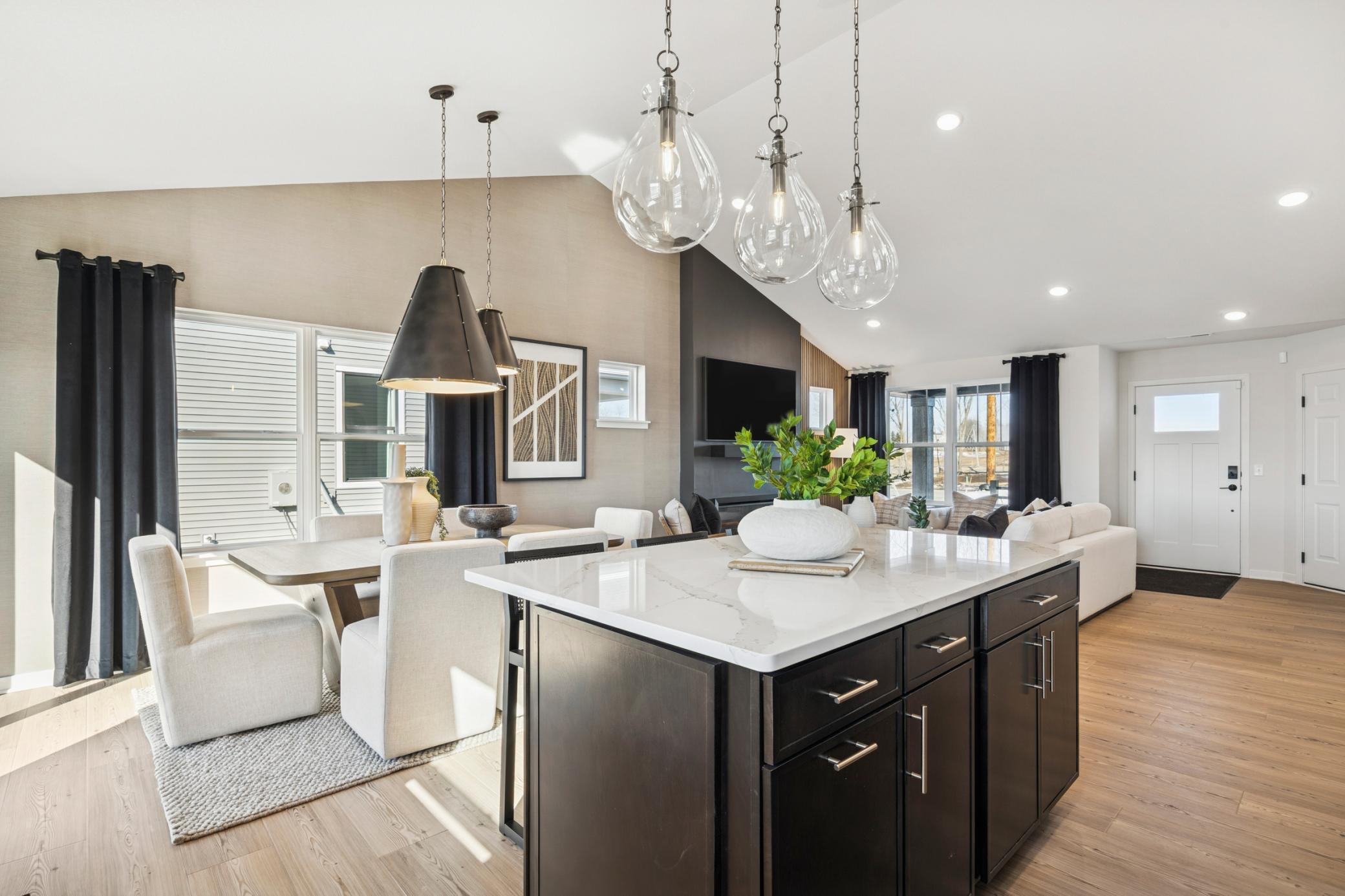 A nice model with an open floor plan, as shown in our Northfield model.