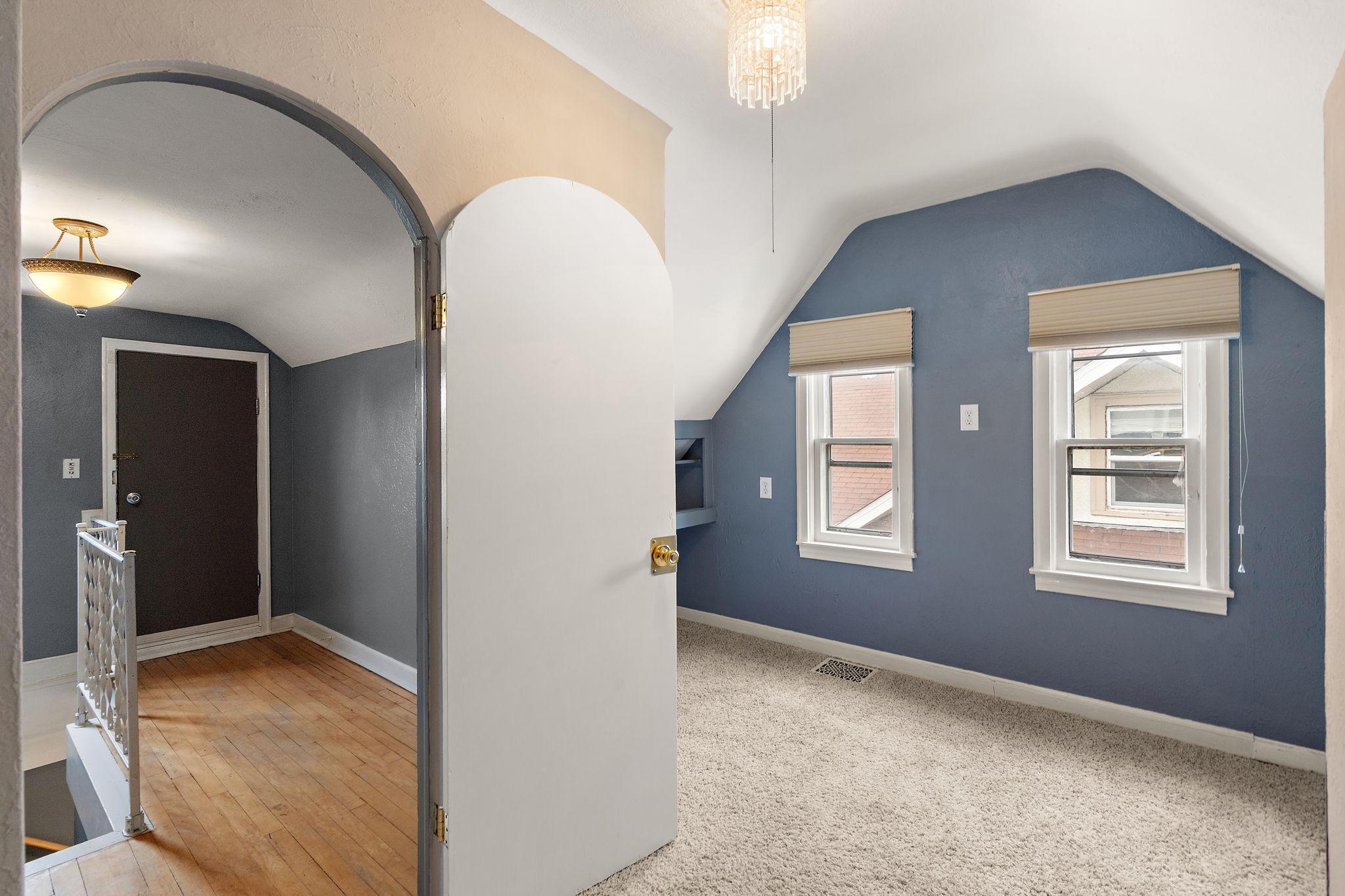 This bonus area can be used as a walk in closet, a home office, or whatever you can dream up.