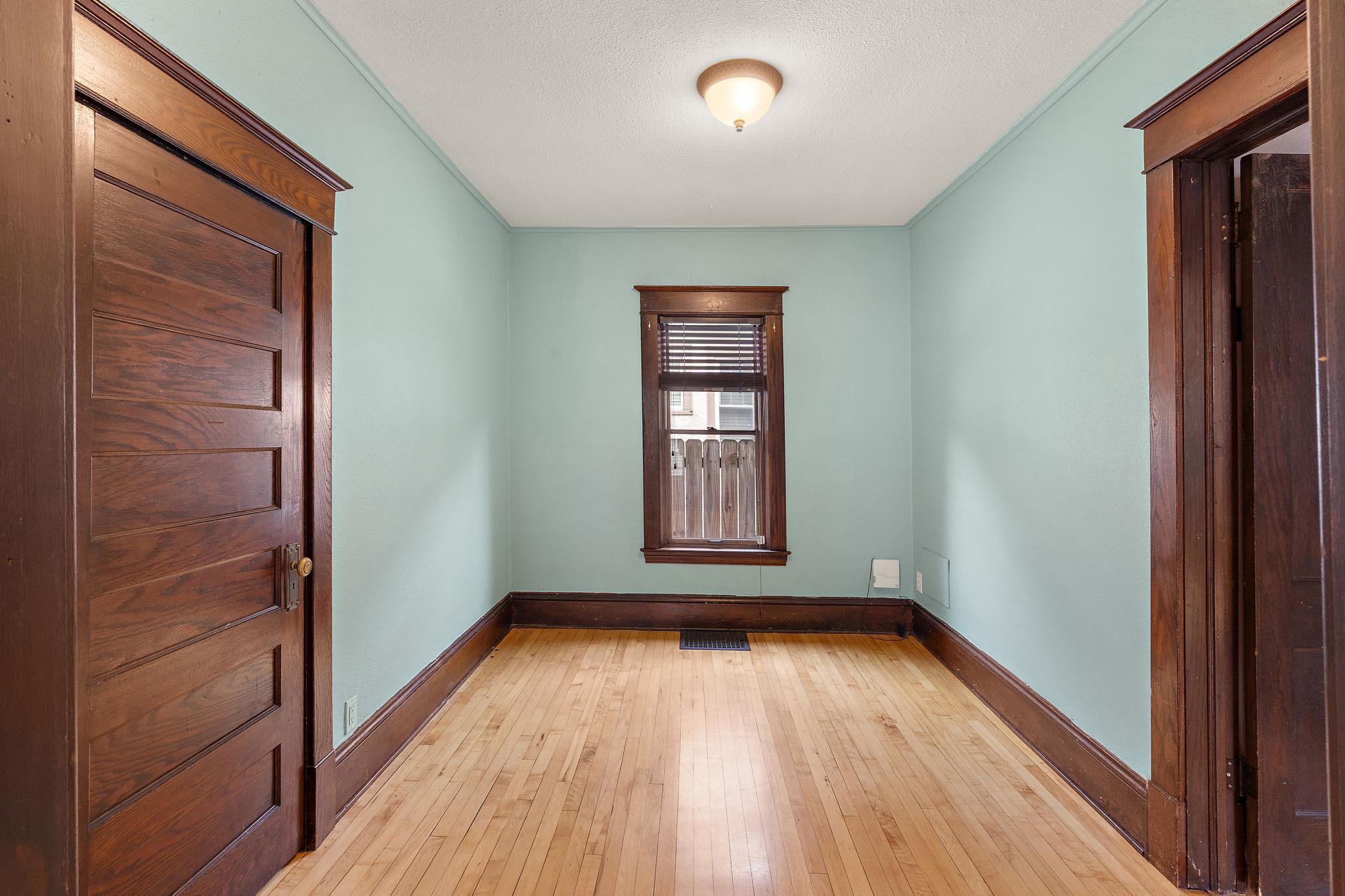 A closer look at the 1st main floor bedroom.