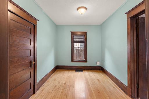 A closer look at the 1st main floor bedroom.