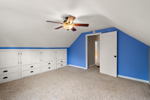 You will find tons of built in storage in the primary.