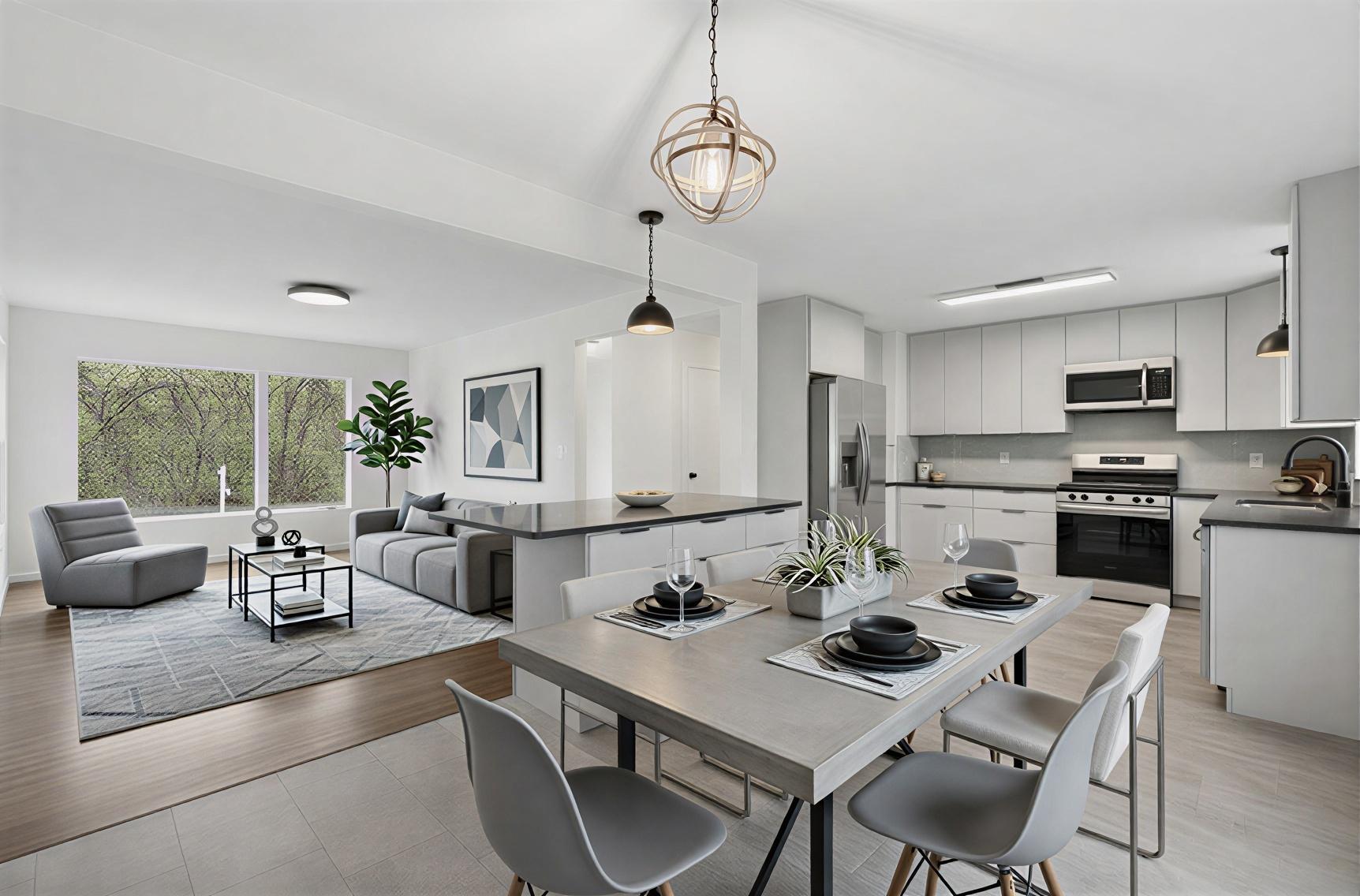 Kitchen- Dining| New LVP flooring