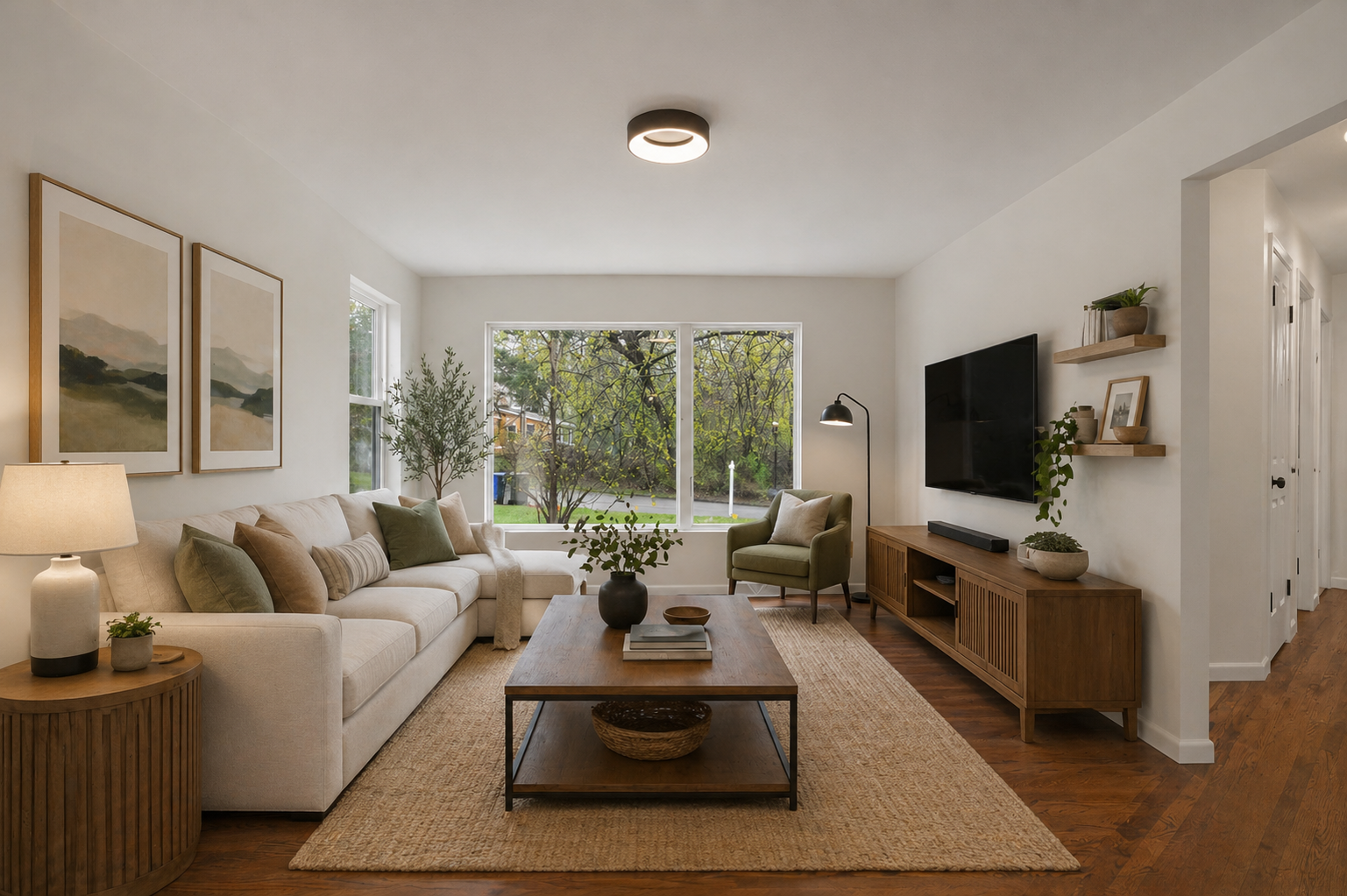 Imagine your living room