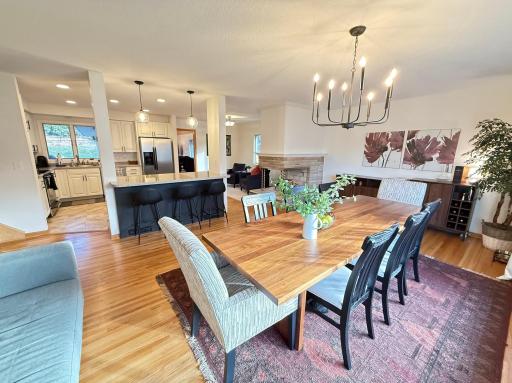 Kitchen and dining room
