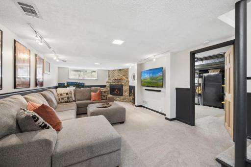 Lower level family room