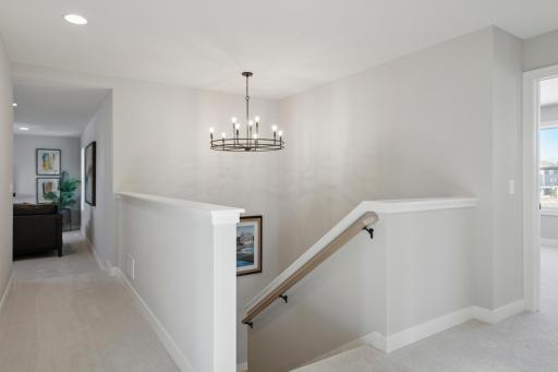 Upper Level Hall *Photos are of like home and may not depict actual home plan. Configurations, features, materials and finishes may contain options that are not included in the price.