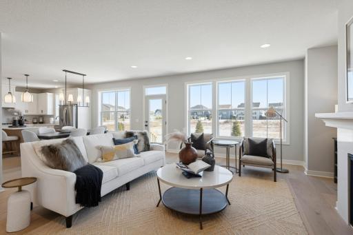 Gathering Room *Photos are of like home and may not depict actual home plan. Configurations, features, materials and finishes may contain options that are not included in the price.