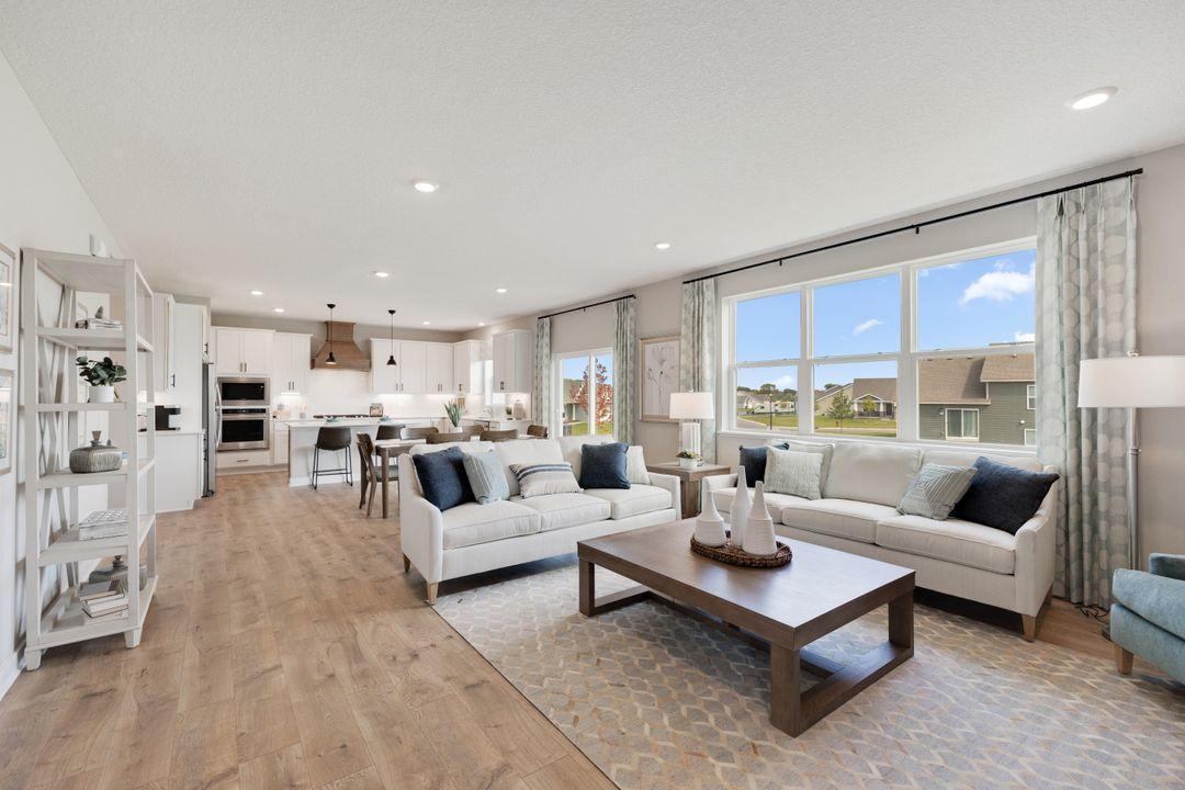 Wide open floorplan.