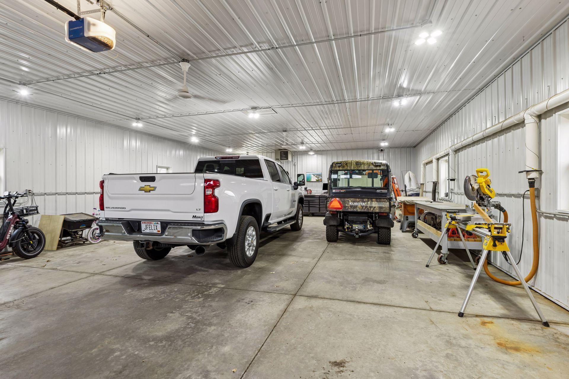 Plenty of room for all your toys and hobbies in the detached bonus garage!