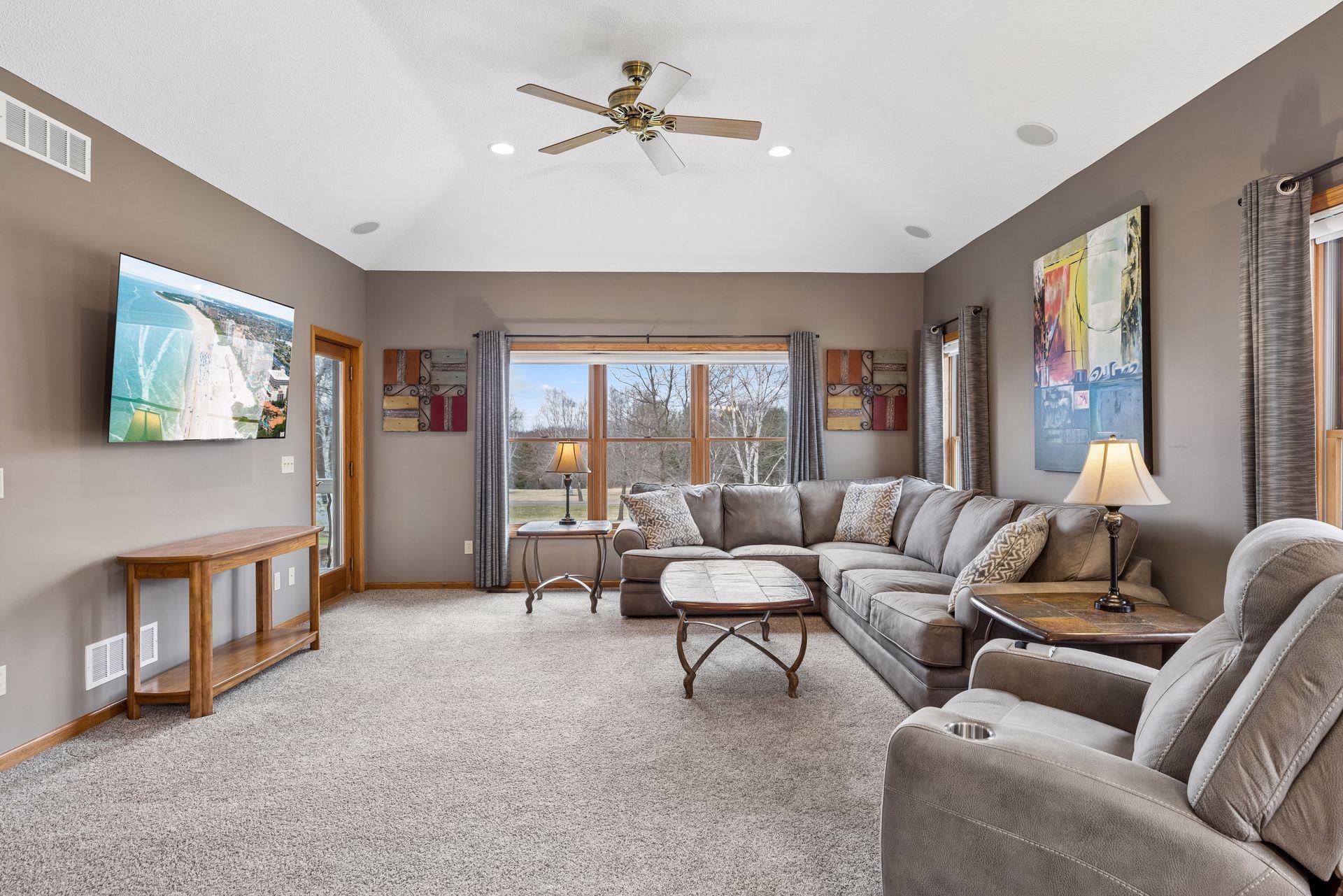 Spacious main level living room
