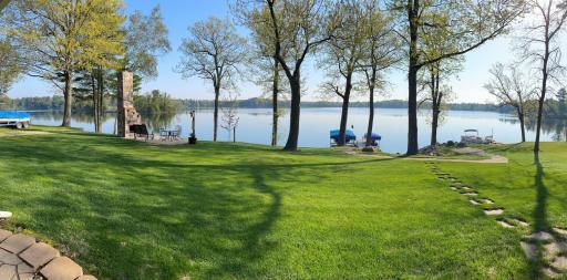 Beautiful back yard to the lake.