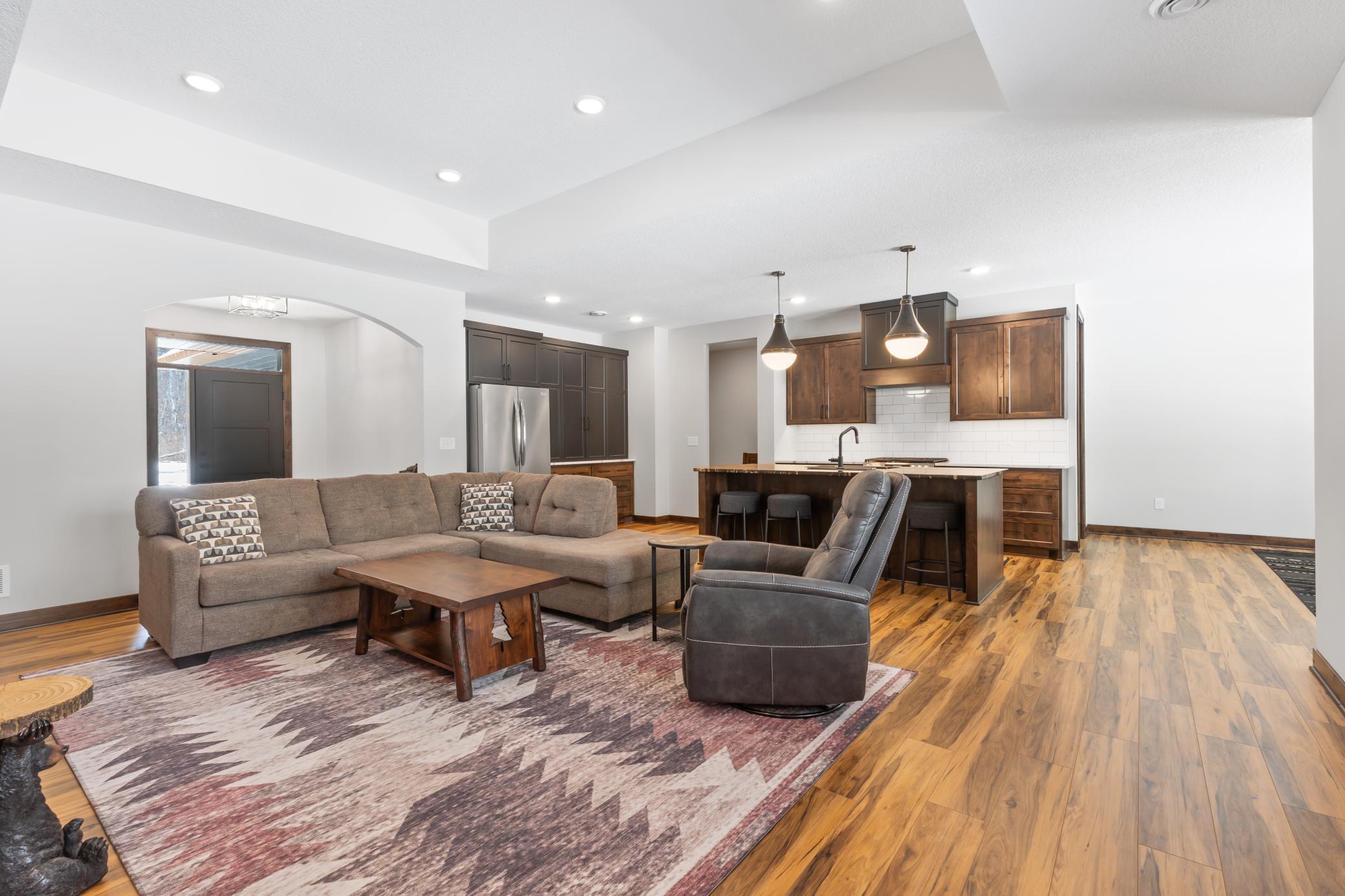 From the bright foyer, to the cozy living room, to the statement kitchen -- every space in the home seamlessly functions together for the perfect retreat.