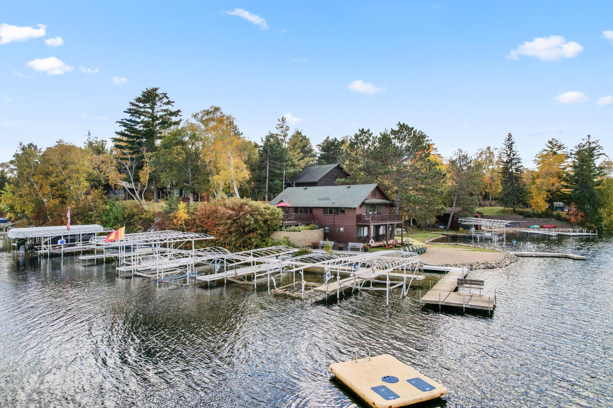 A premium private dock, included with the home, provides exclusive access to Rush-Hen Lake—your personal gateway to the water.