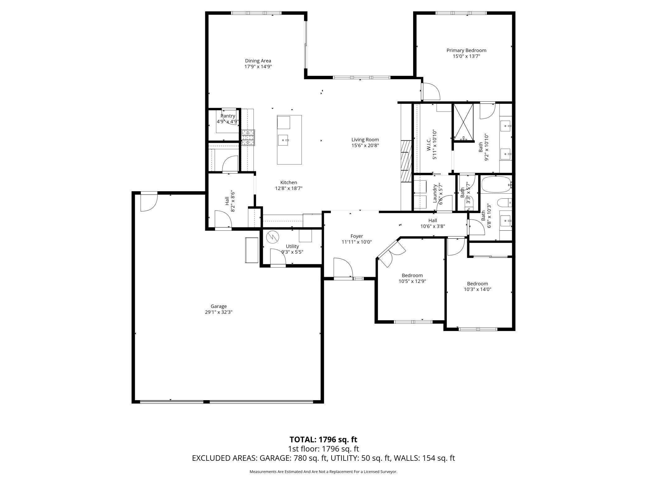 One-level living and design at its absolute finest.