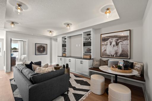 The loft provides another great place for members of the household to spread out, relax and enjoy. (model photo)
