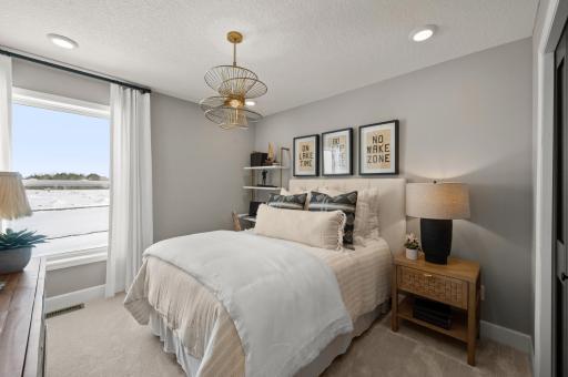 Finally enough space for everyone! The upper level features 3 additional bedrooms. (model photo)