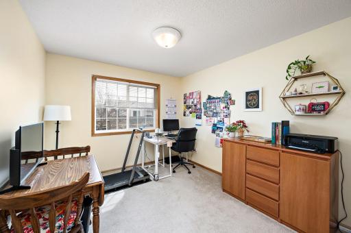 Third upstairs bedroom used as an office.