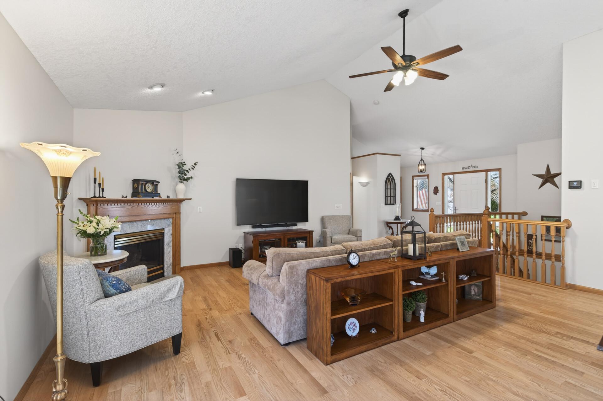 Great room & entry to the home