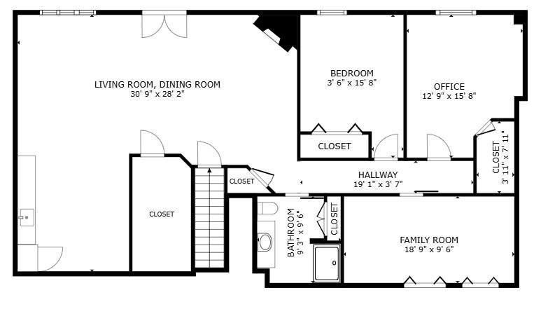 Lower Level Floor Plan