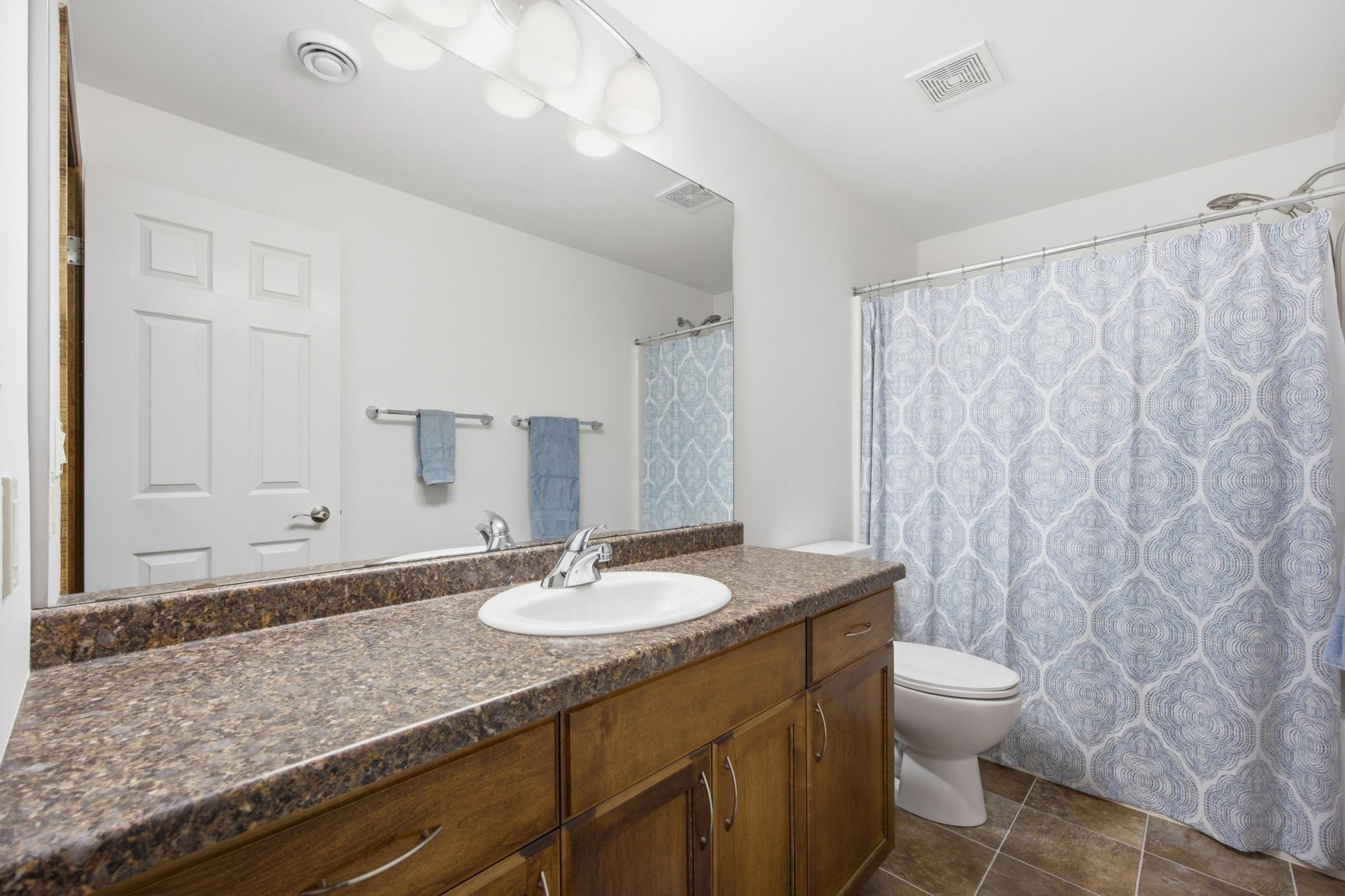 Full bath in basement