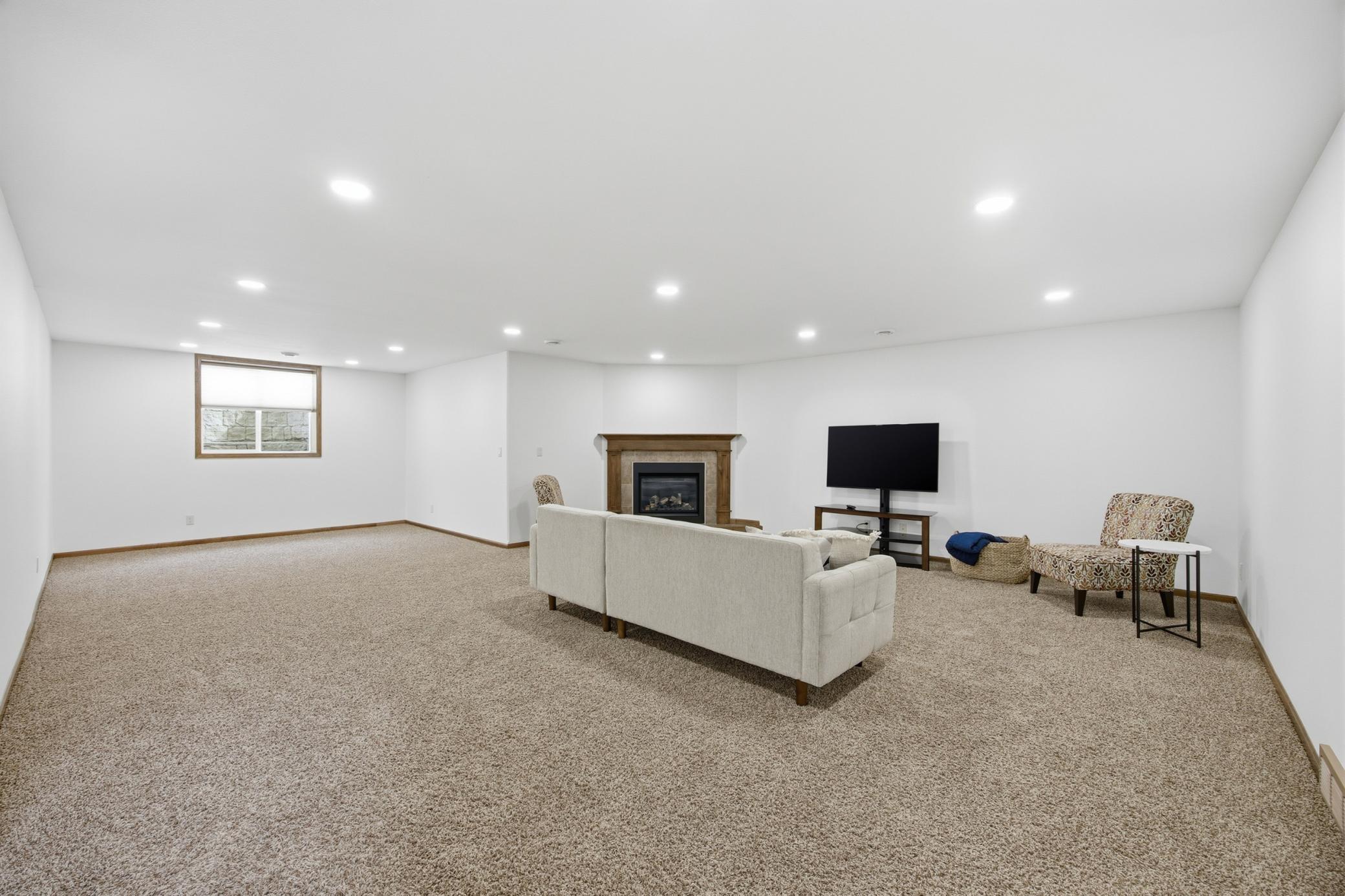 Basement family room