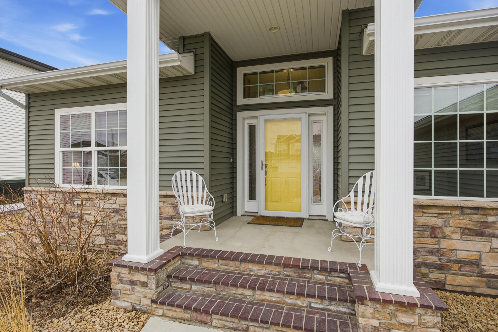 Welcoming front porch
