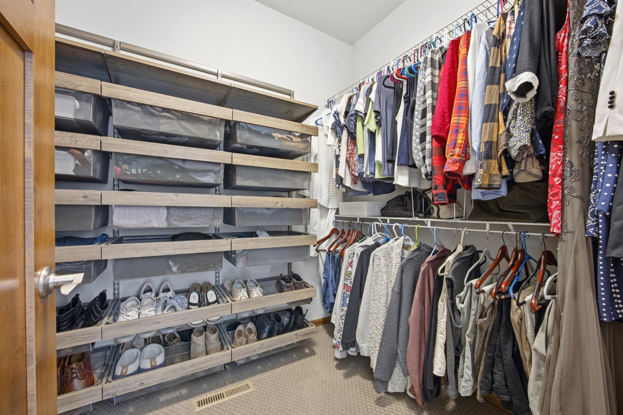 Primary walk-in closet