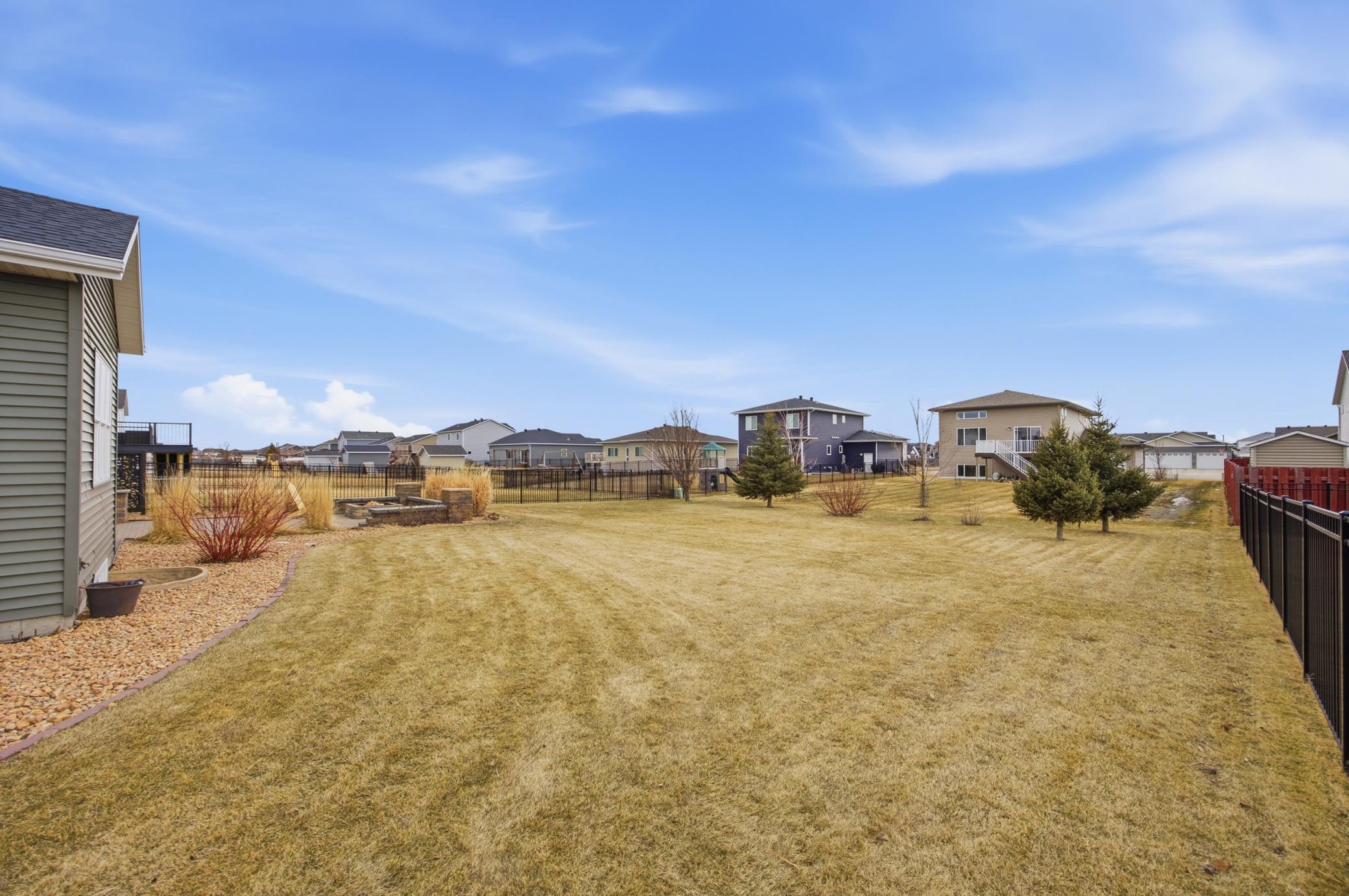 Large lot with lots of space