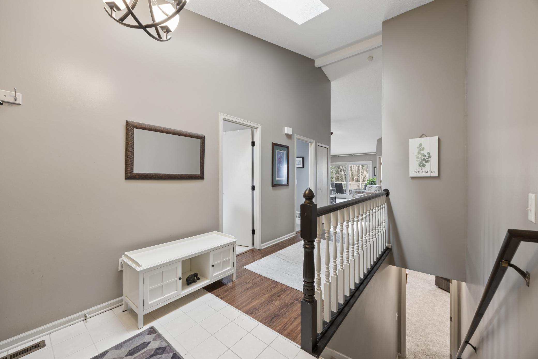 Stairway to the lower level