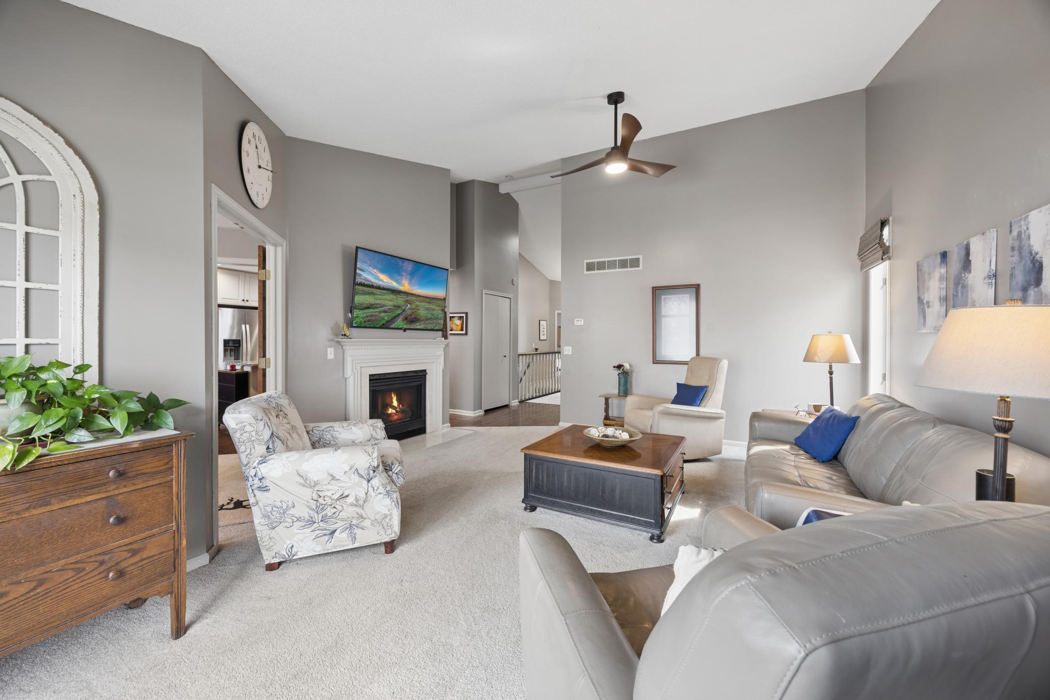 View toward the entry hallway