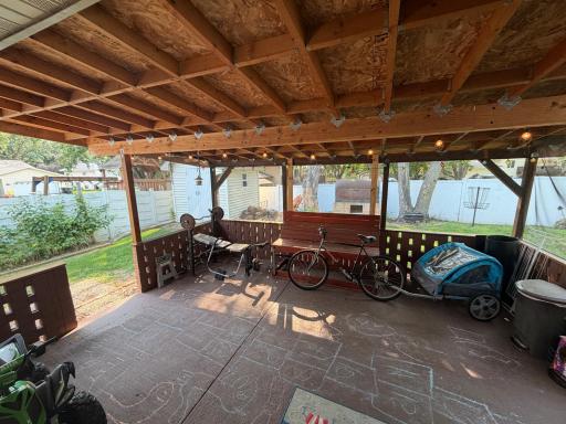 covered patio space