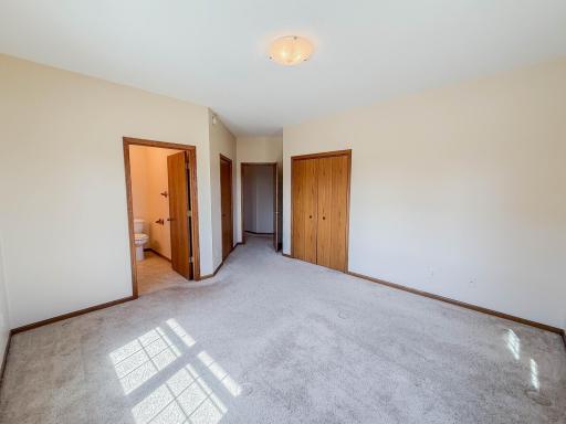 Primary Bedroom with Walk In closet and ensuite bathroom