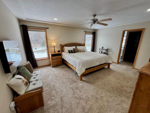 Spacious primary suite designed for comfort and relaxation.