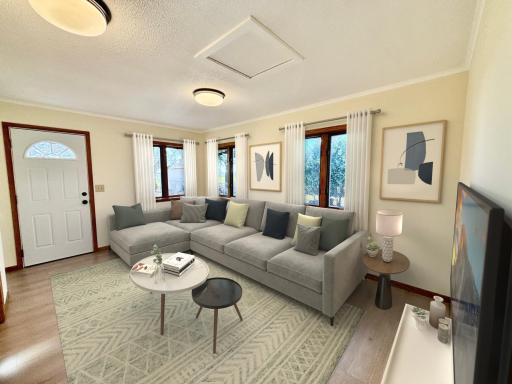 MAIN FLOOR FAMILY ROOM, COULD ALSO DOUBLE AS A DINING ROOM