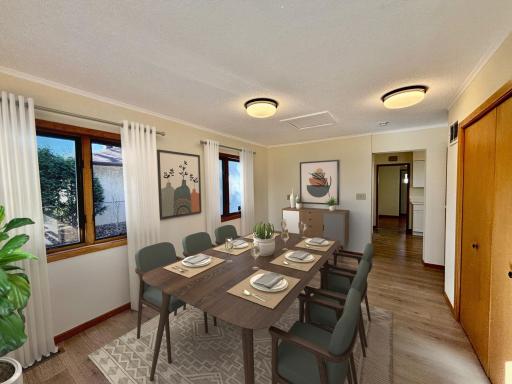 MAIN FLOOR DINING COULD ALSO DOUBLE AS A FAMILY ROOM