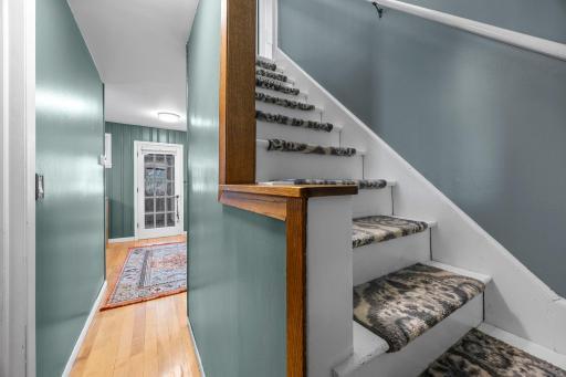 Stairs to second floor