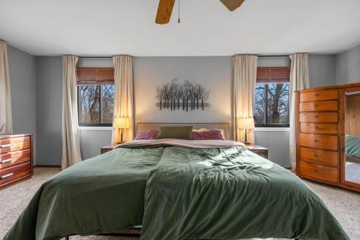 Main floor primary fits a king size bed