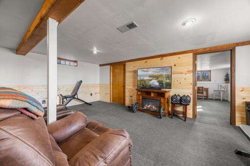 Lower level rec room/family room