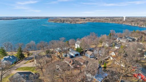 Larger Bald Eagle Lake aerial view
