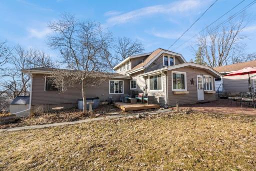 Deck, hot tub, and patio