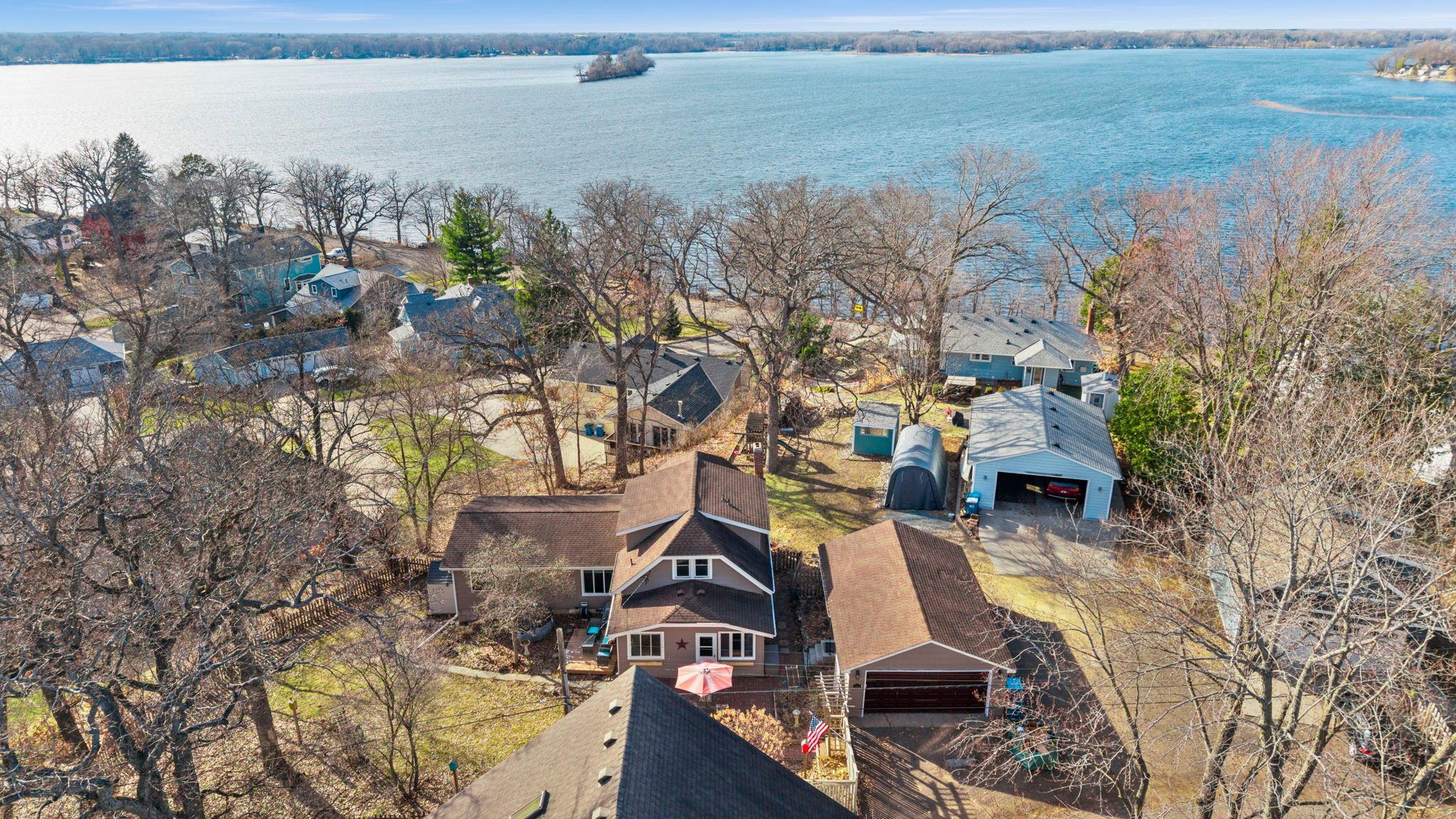 5441 Ridgeway St with views of Bald Eagle Lake