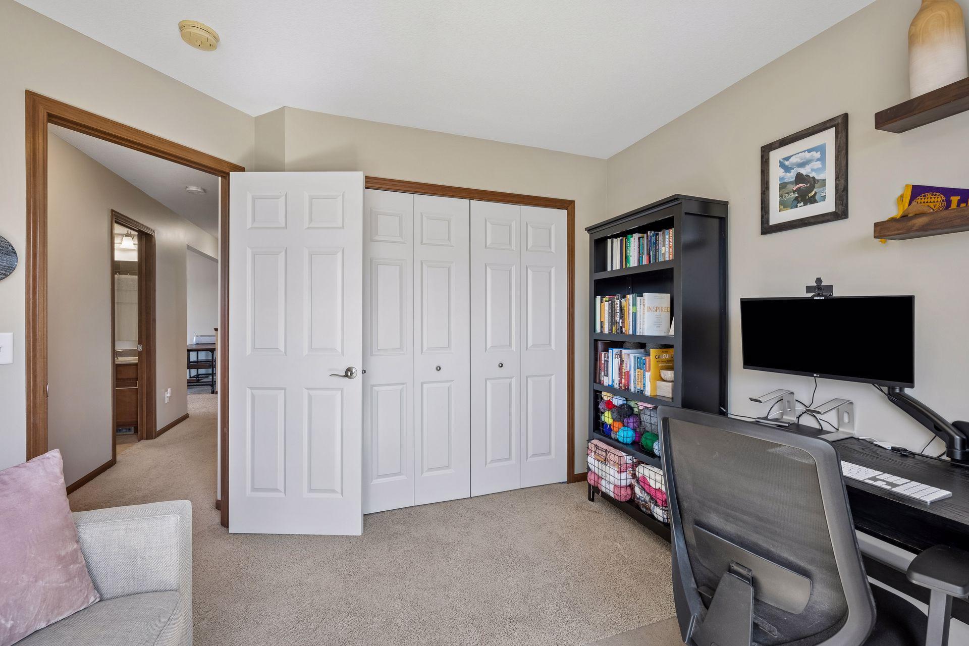 2nd bedroom has a large full wall closet.