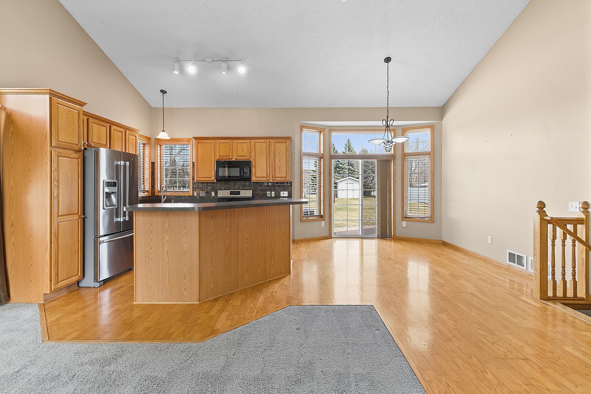 Large windows with transom windows for tons of light