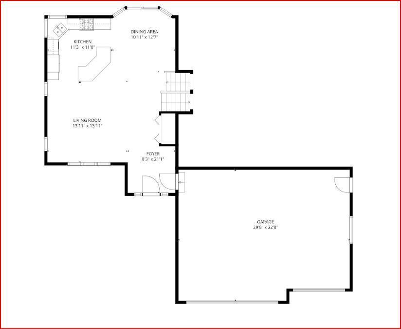 Main Level and Garage