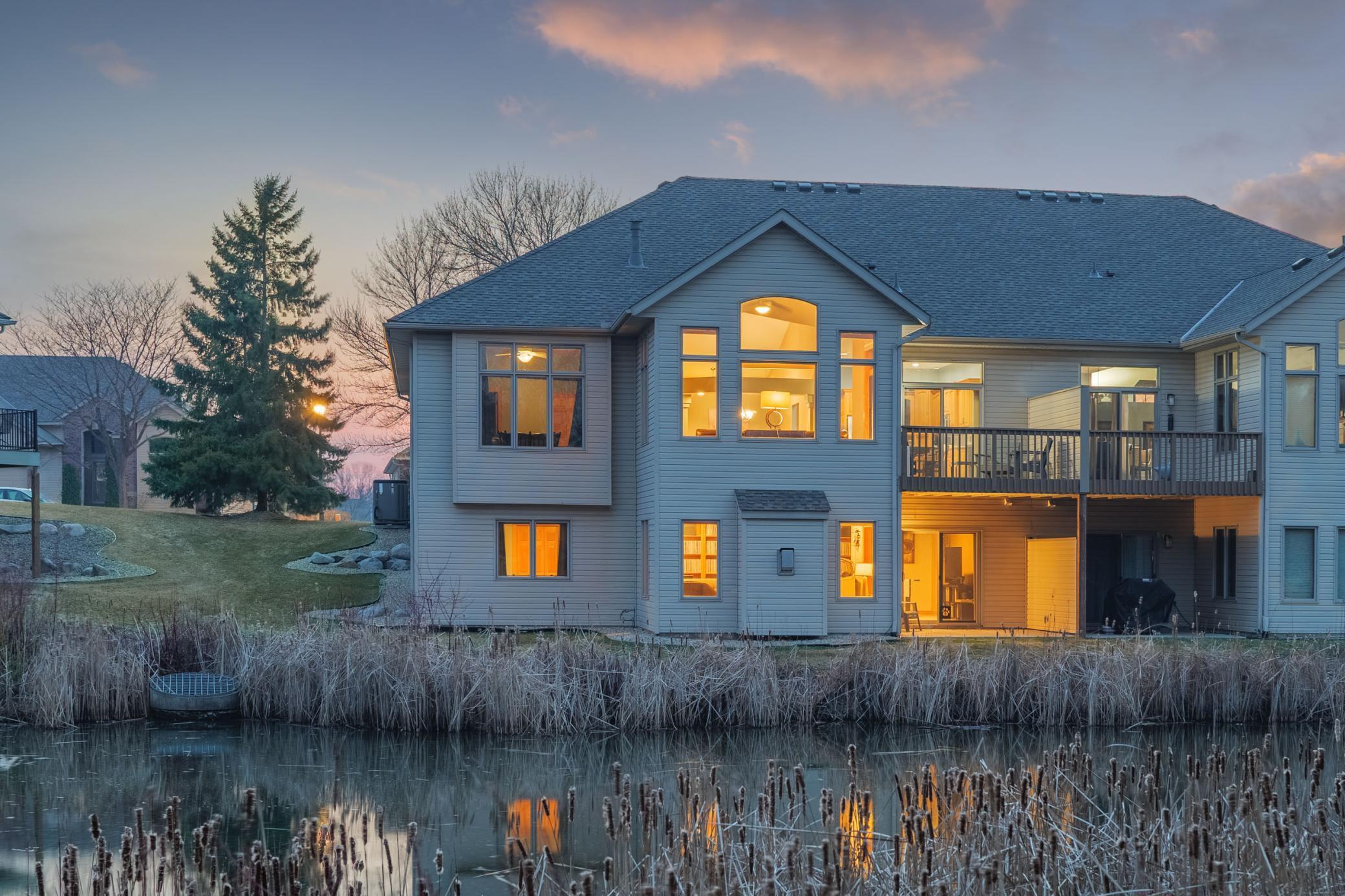 This end unit townhome lives like a single family home.